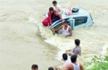 Car plunges into swollen river, Navi Mumbai villagers rescue 4 of family